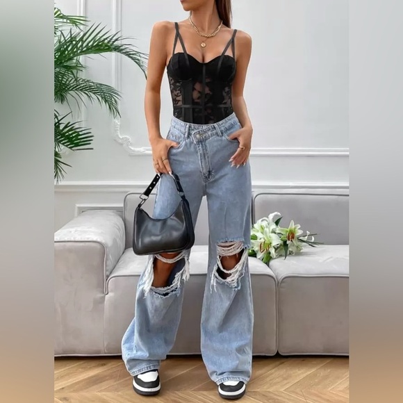 Tops - NEW Cami Lace Bustier Bodysuit Lingerie